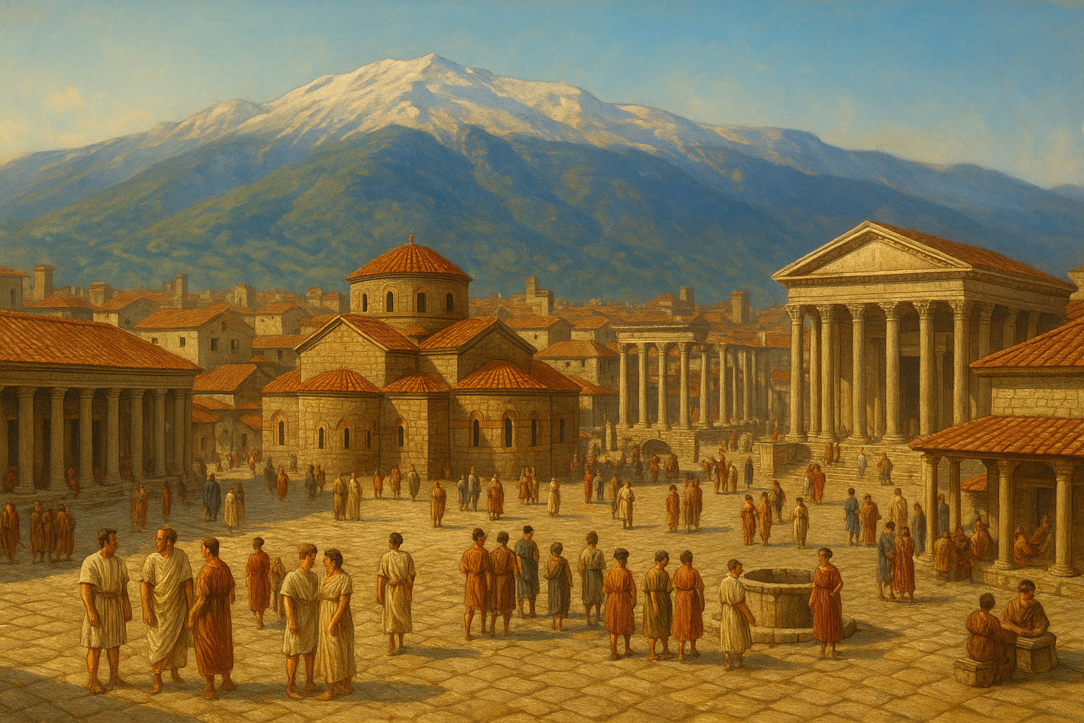 Антична Сердика – художествен фон